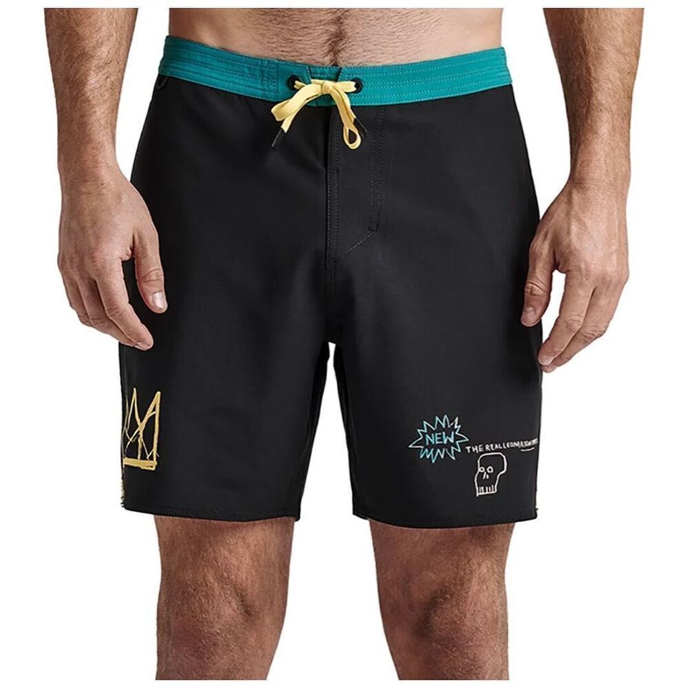 Roark Chiller 17in Mixtape Basquiat Board Short - Men's size 36 NWT